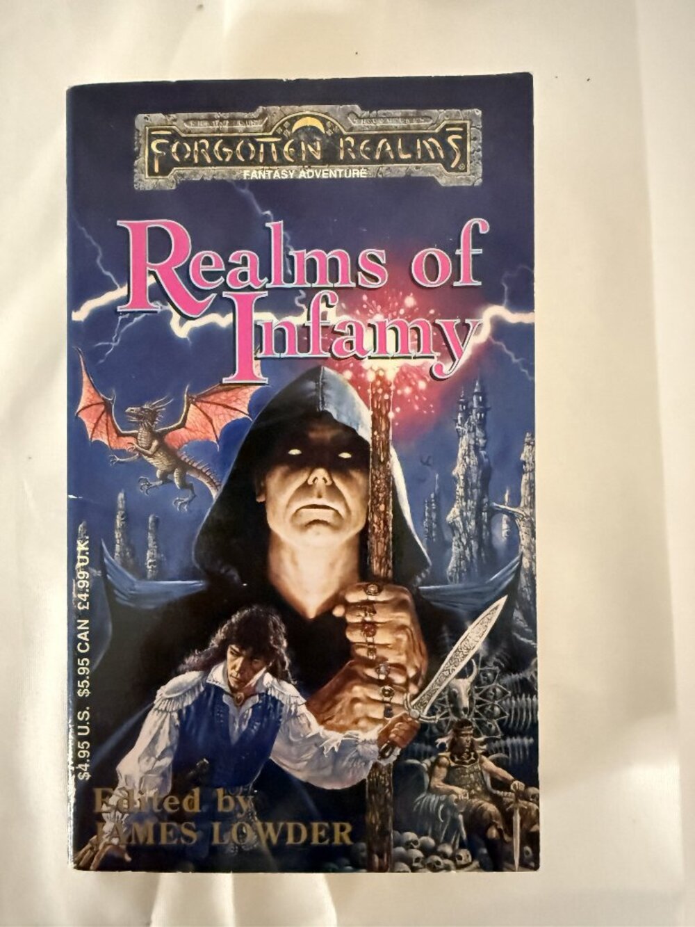 1994 TSR Forgotten Realms "Realms of Infamy" - Vintage Paperback